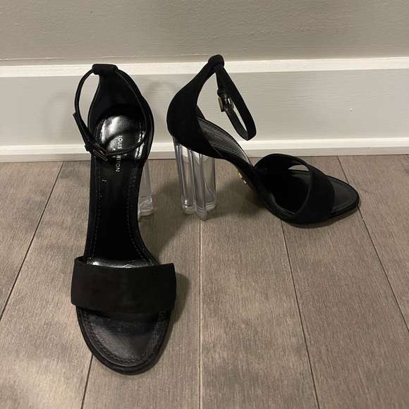 louis vuitton crytal flower high heels sandals - Picture 2 of 4